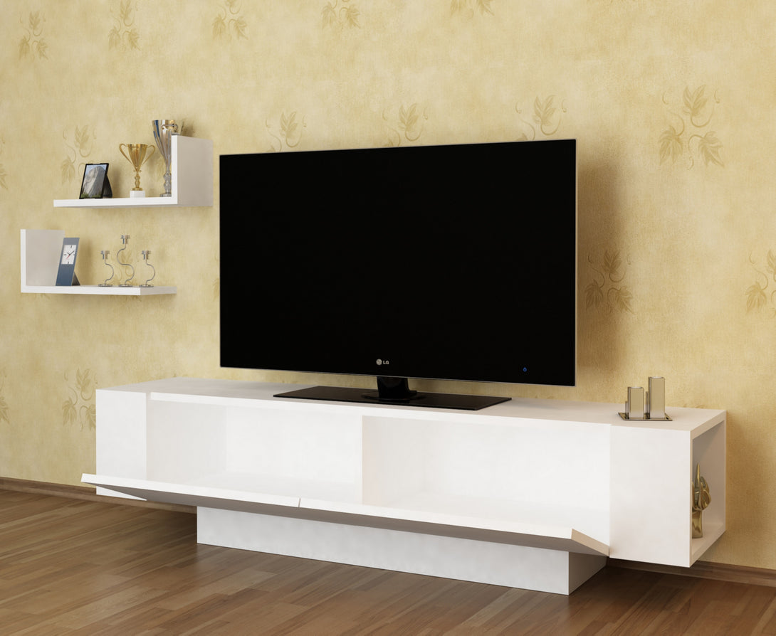 TV szekrény Ekol - White-VASBÚTOR