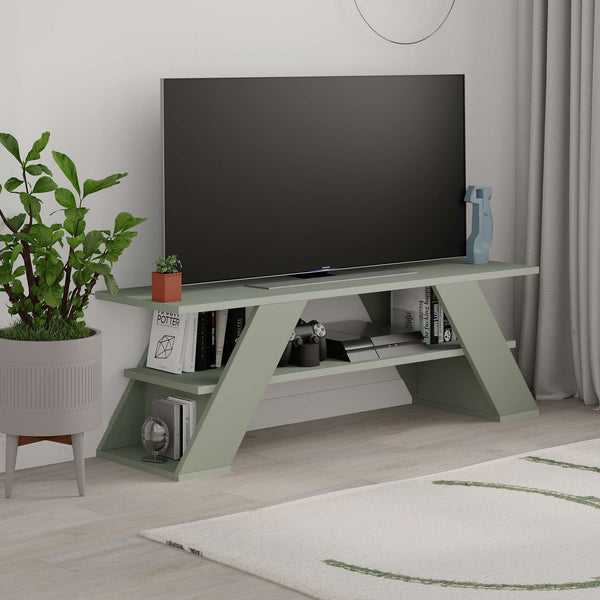 TV szekrény Farfalla - Ash Green-VASBÚTOR