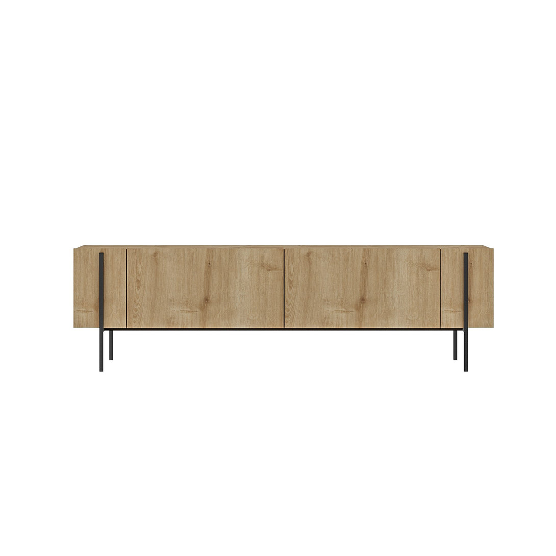 TV szekrény Herman - Sapphire Oak-VASBÚTOR