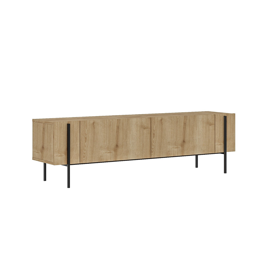 TV szekrény Herman - Sapphire Oak-VASBÚTOR