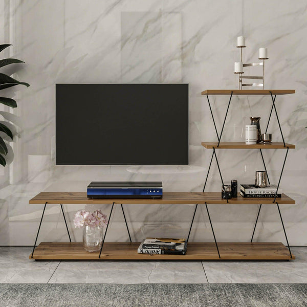 TV szekrény Ilgaz - Pine-VASBÚTOR