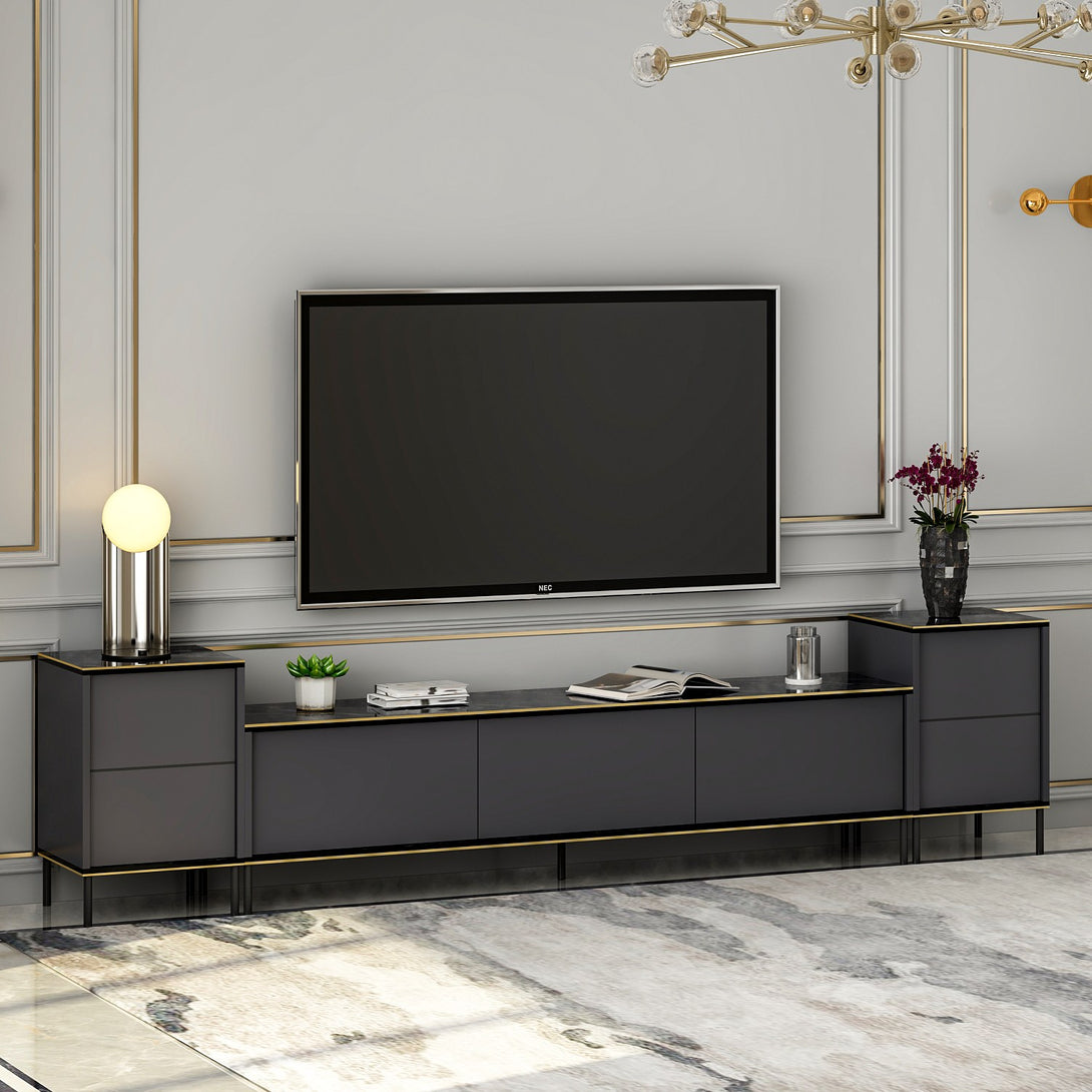 TV szekrény Imaj - Anthracite-VASBÚTOR