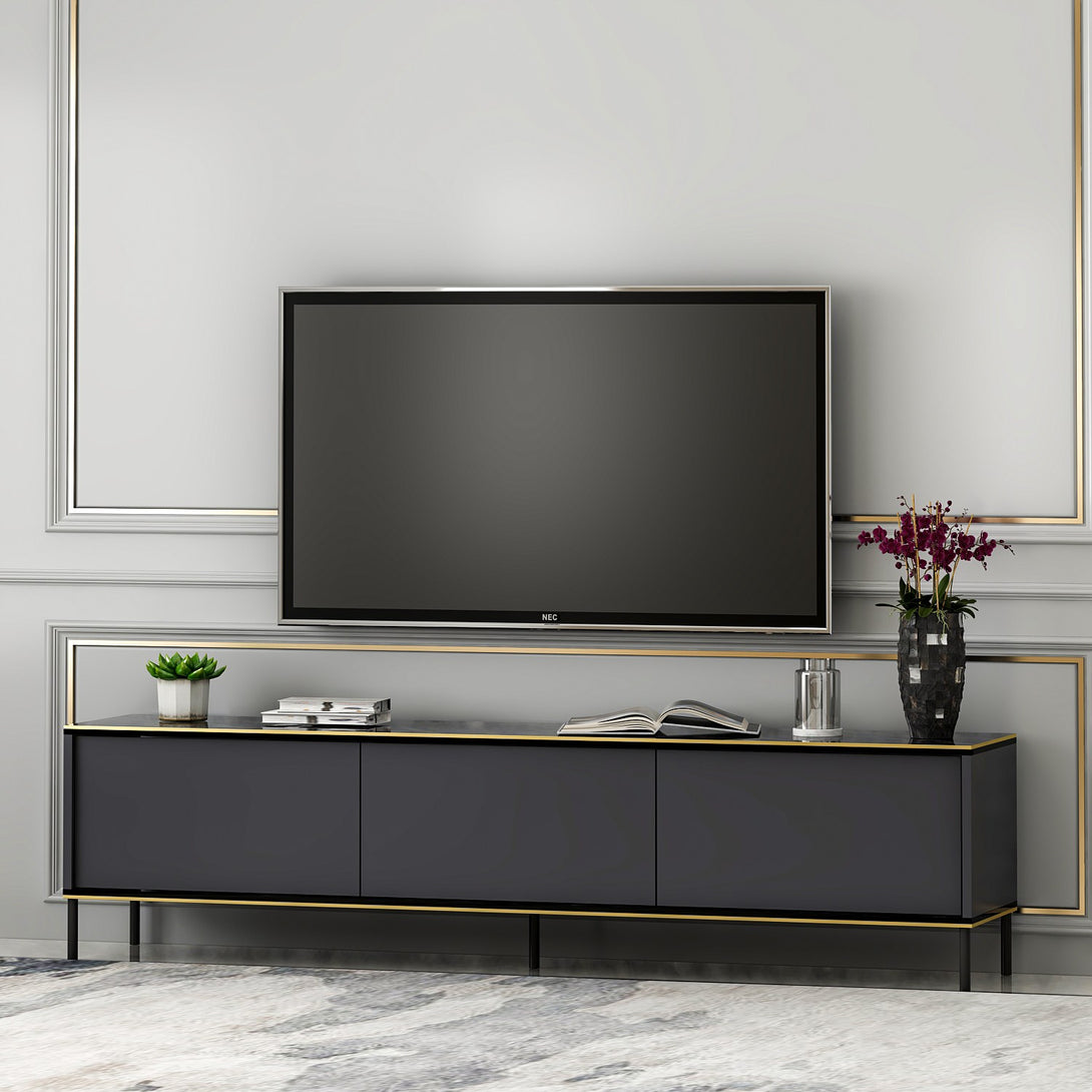 TV szekrény Imaj - Anthracite-VASBÚTOR