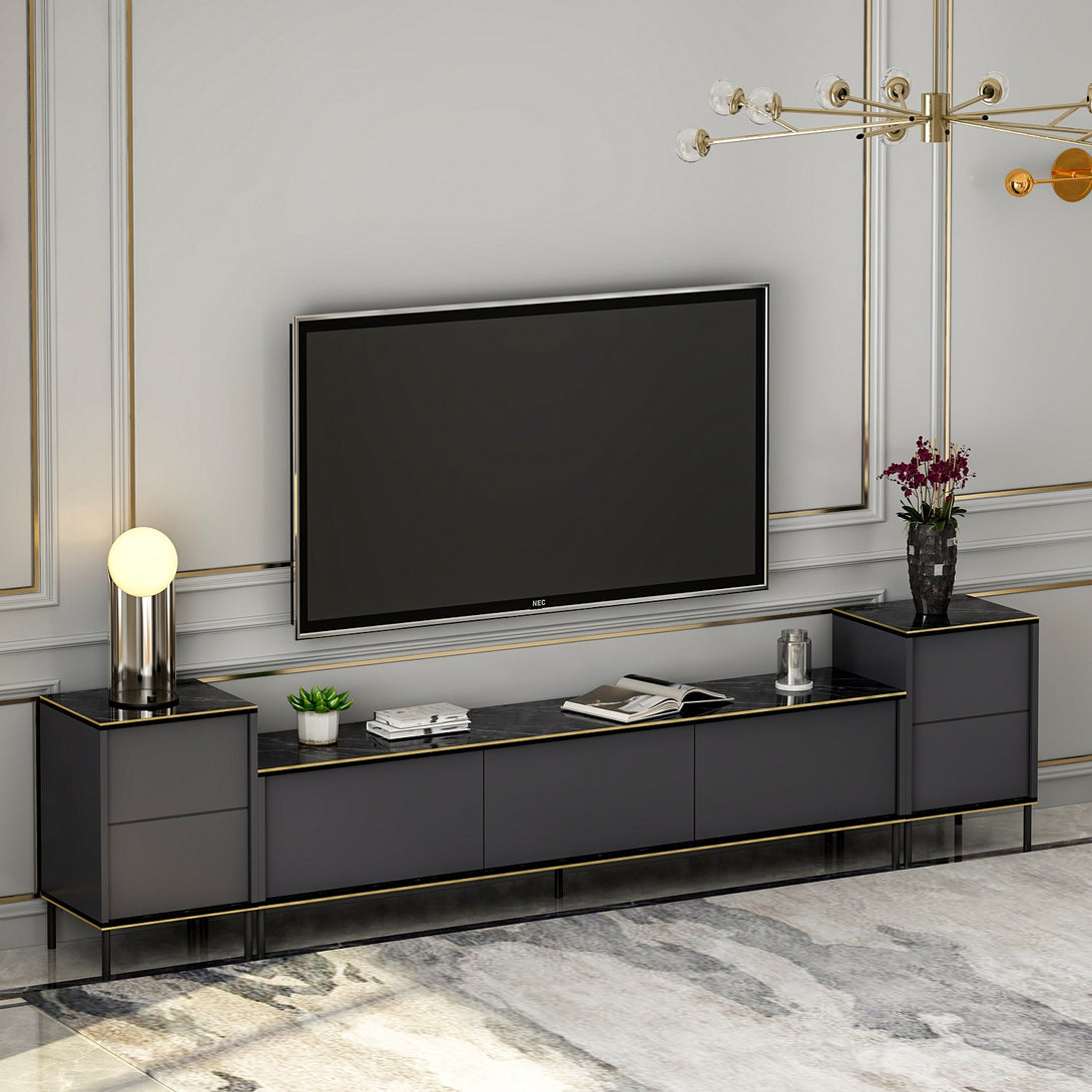 TV szekrény Imaj - Anthracite-VASBÚTOR