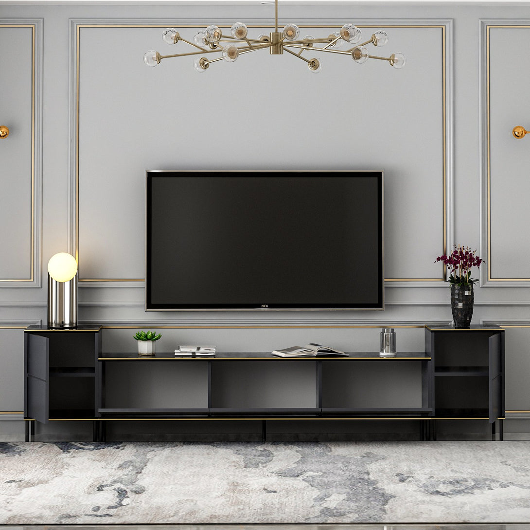 TV szekrény Imaj - Anthracite-VASBÚTOR