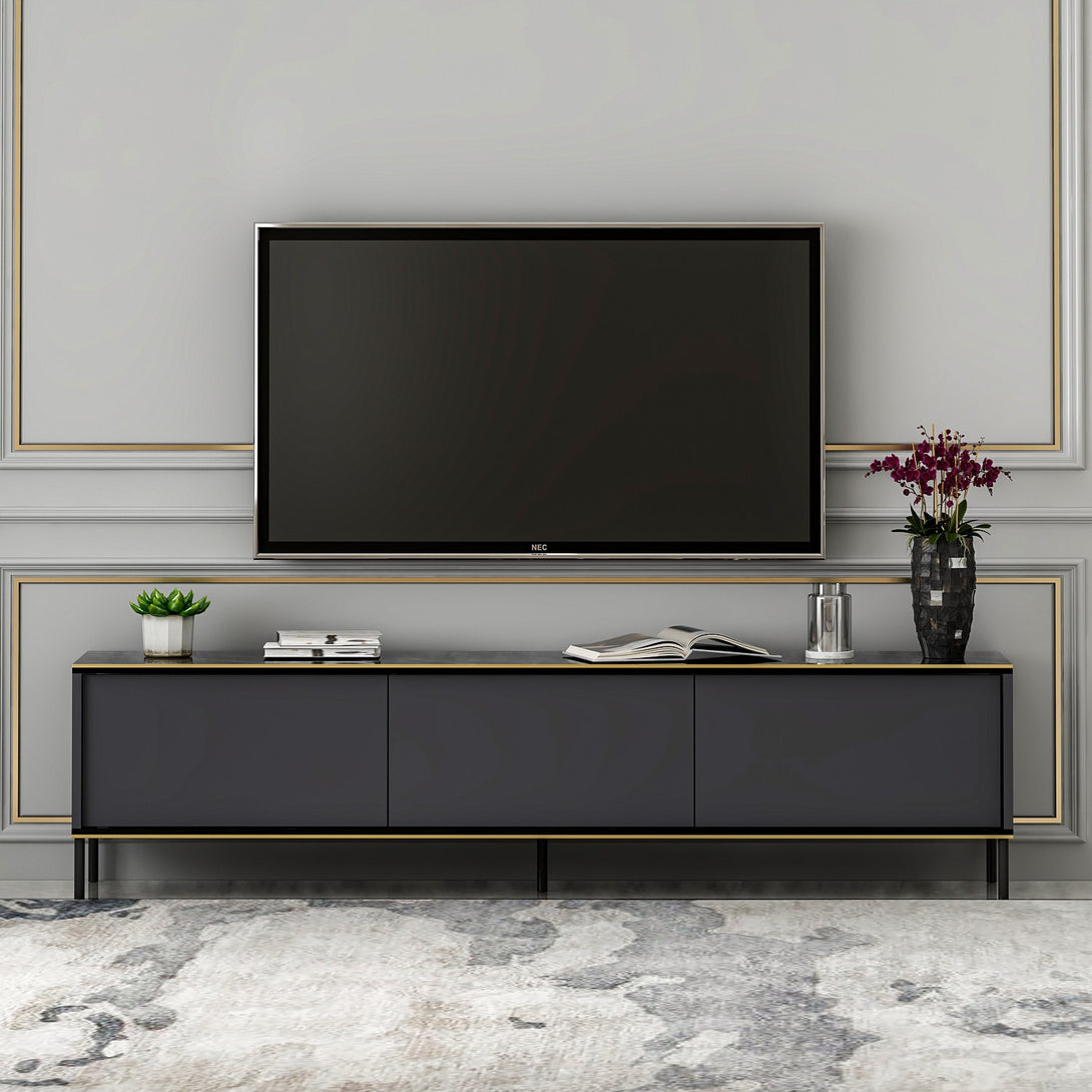 TV szekrény Imaj - Anthracite-VASBÚTOR