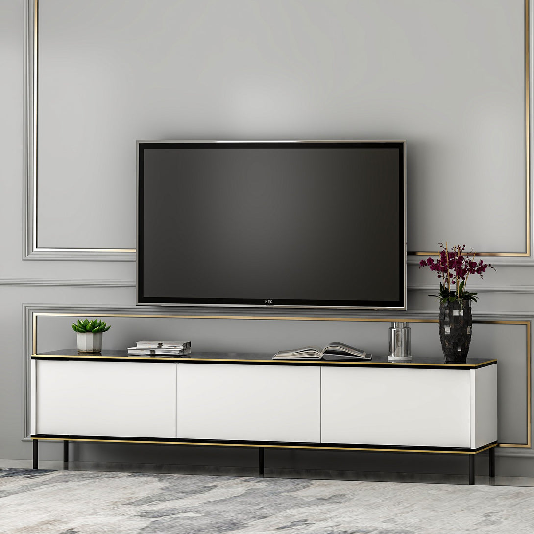 TV szekrény Imaj - Whıte-VASBÚTOR