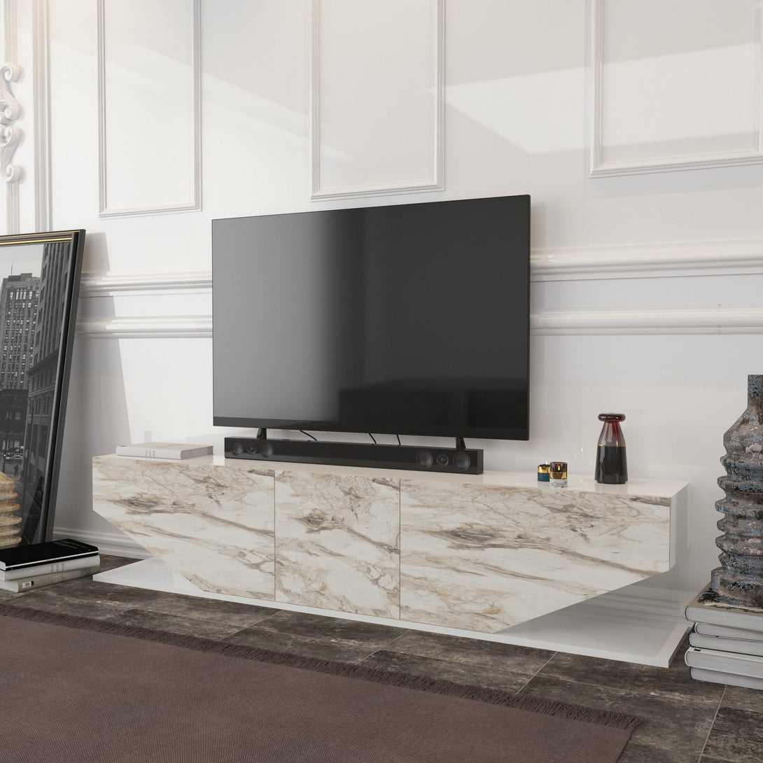 TV szekrény Inci - White-VASBÚTOR