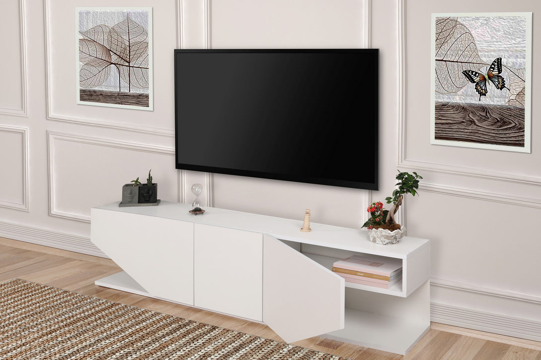 TV szekrény Inci - White-VASBÚTOR