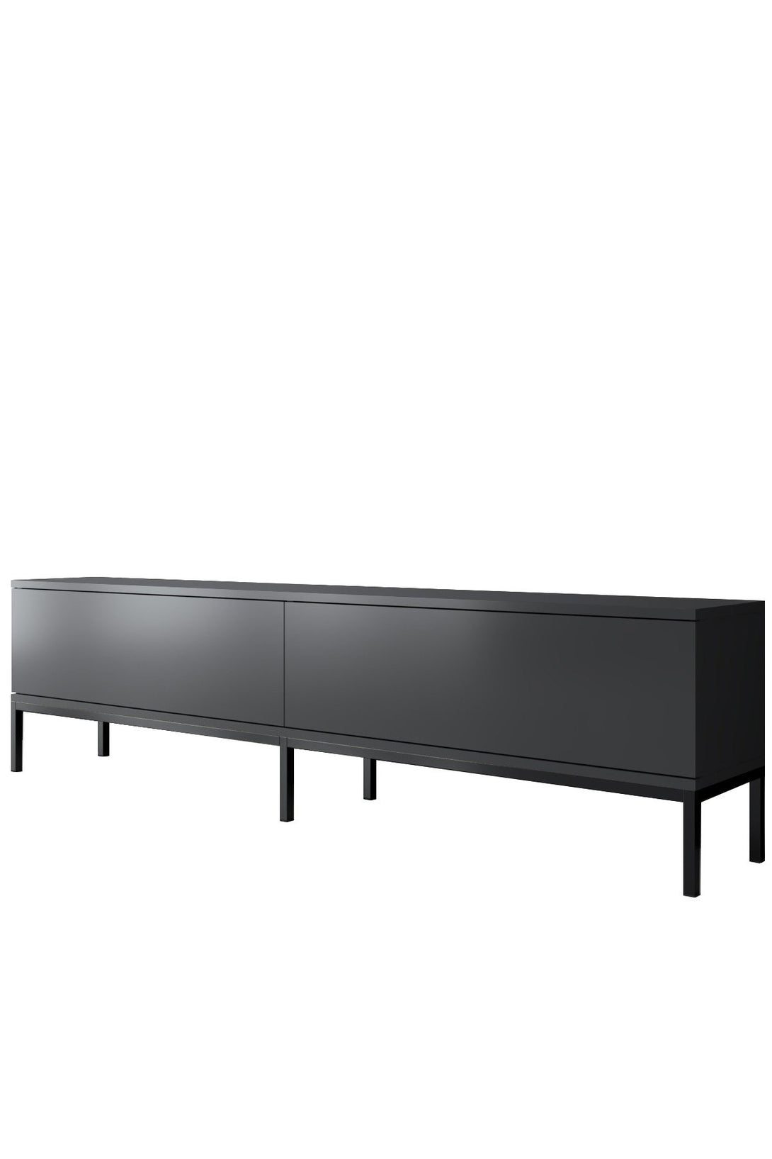 TV szekrény Lord - Anthracite, Black-VASBÚTOR