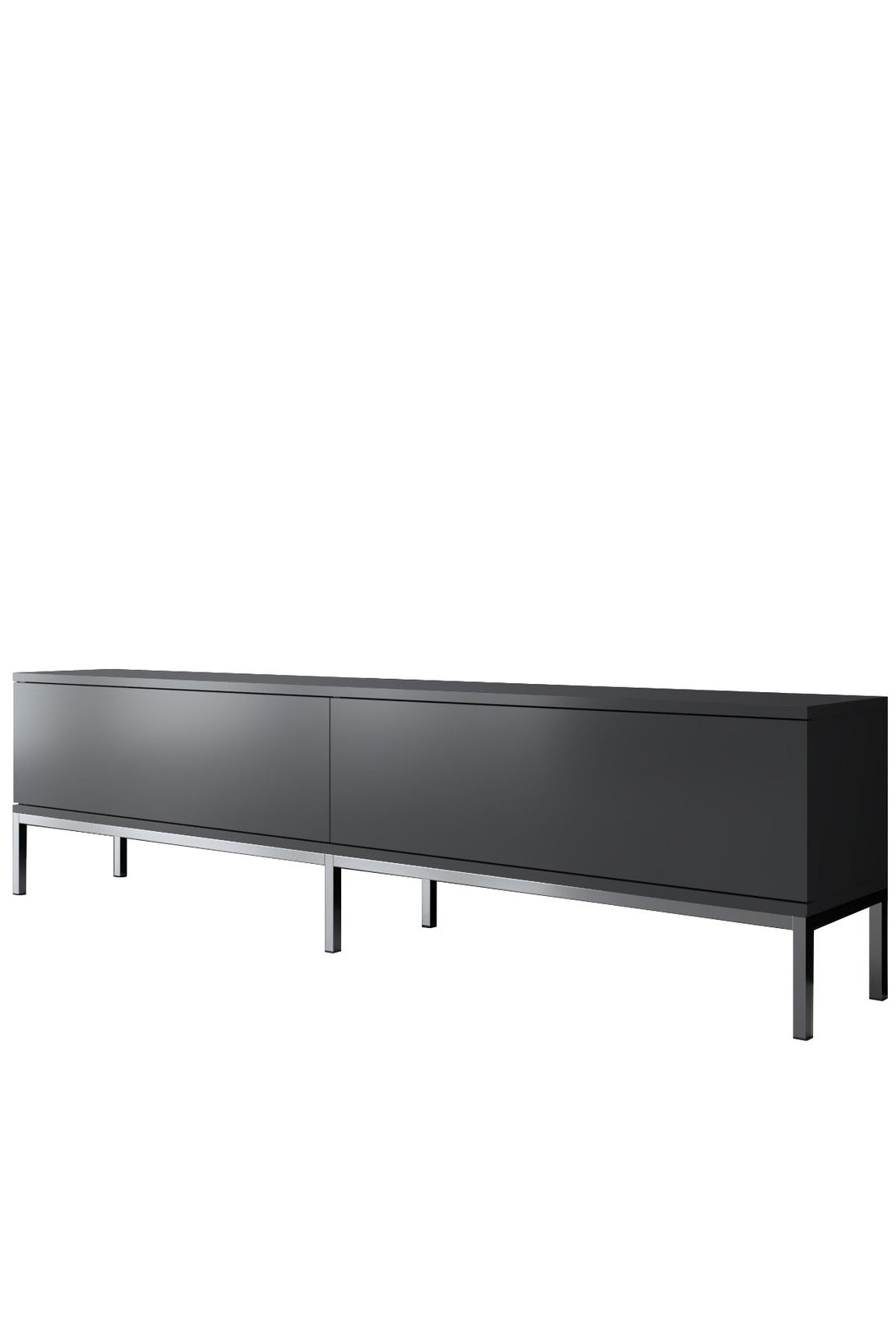 TV szekrény Lord - Anthracite, Silver-VASBÚTOR