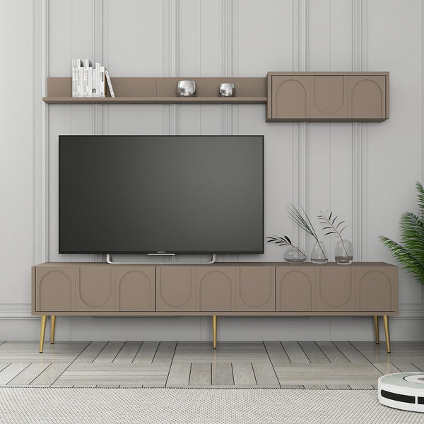 TV szekrény Lyon 2 - Atlas, Arany-VASBÚTOR