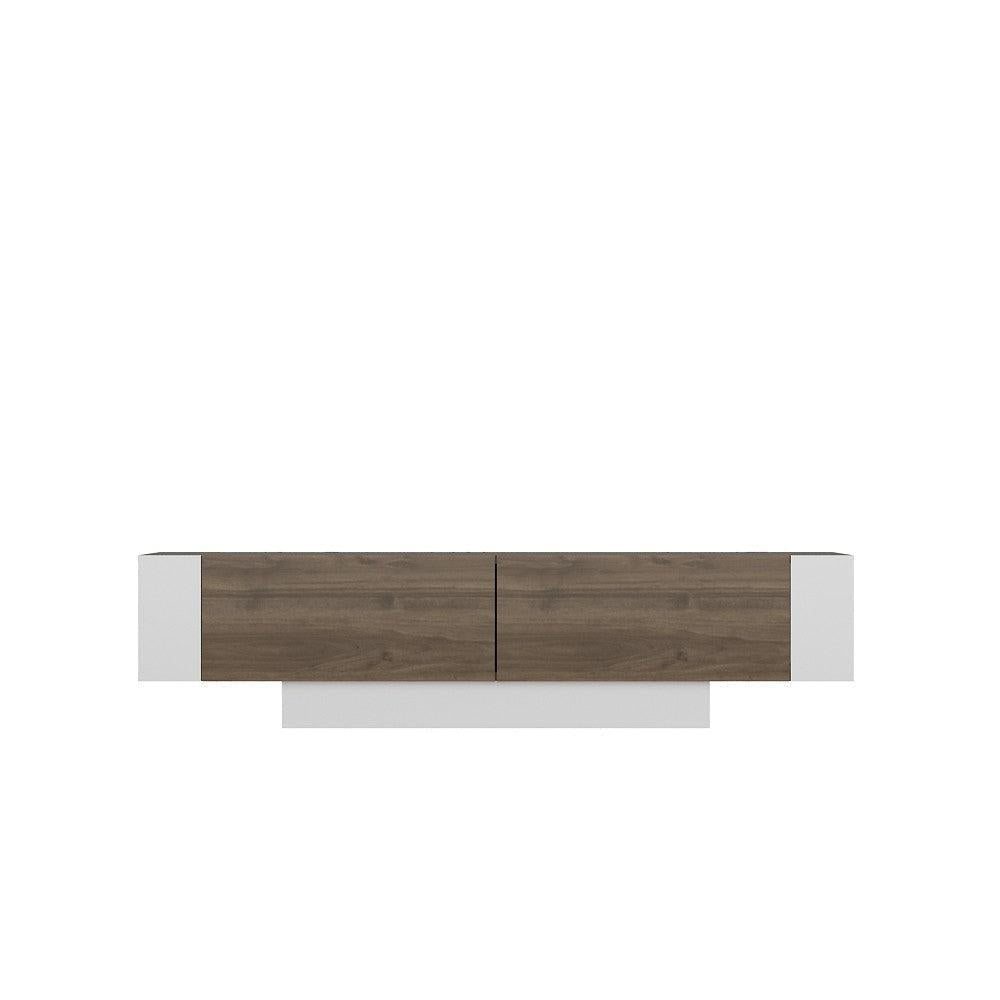 TV szekrény Matera - Walnut, White-VASBÚTOR