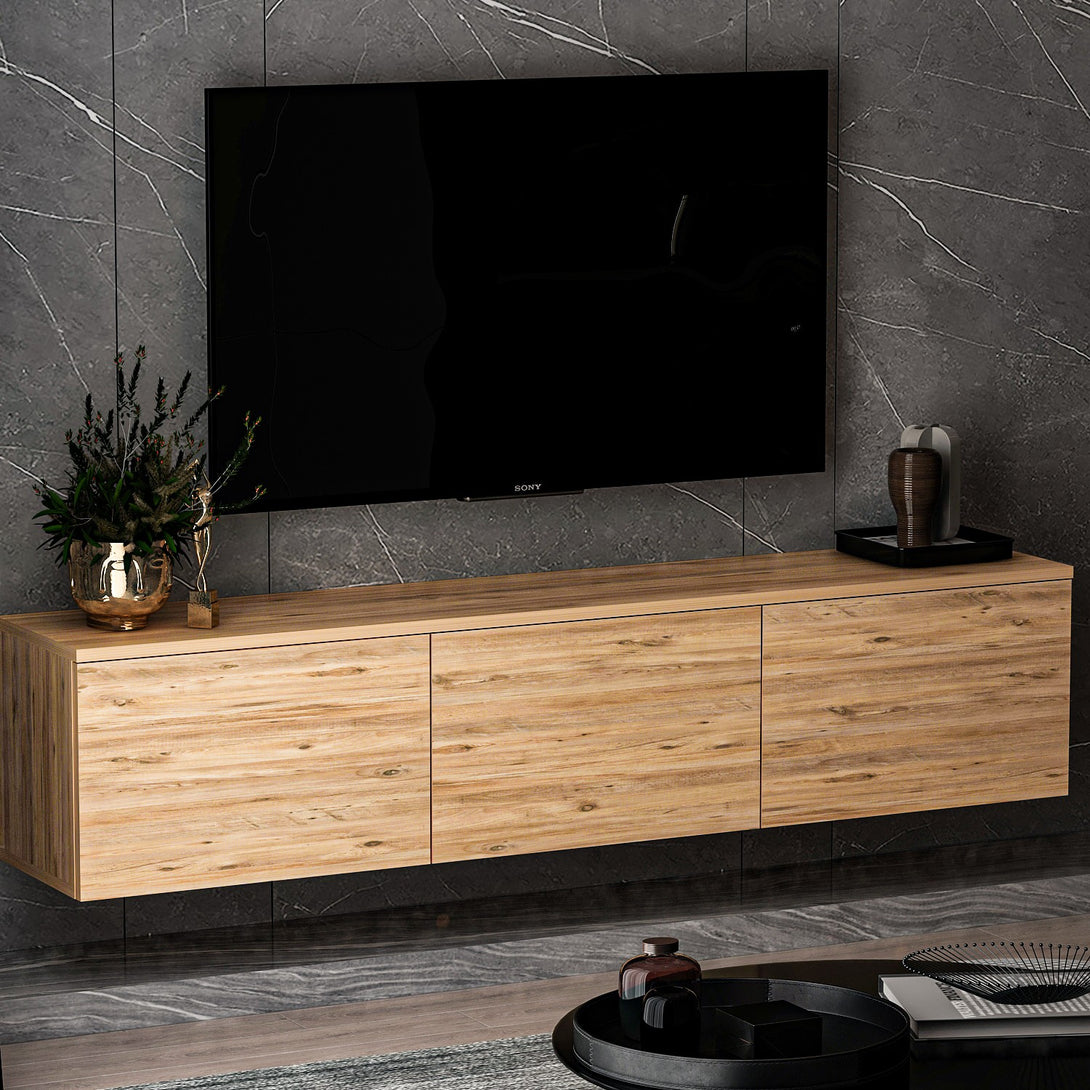 TV szekrény Neon - Atlantic Pine-VASBÚTOR