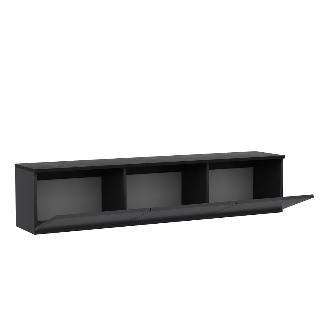 TV szekrény Neon Illuminated - Anthracite-VASBÚTOR