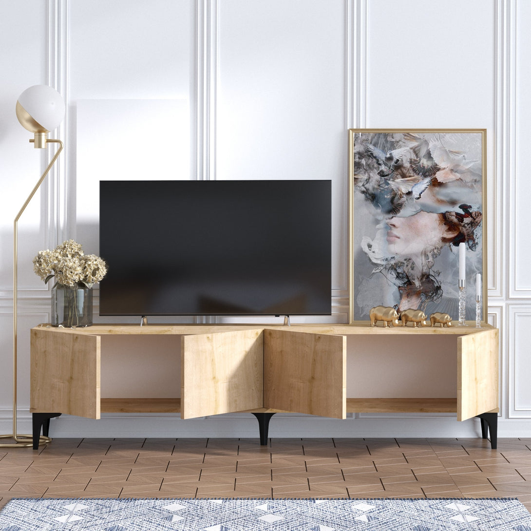 TV szekrény Nora - Sapphire Oak-VASBÚTOR