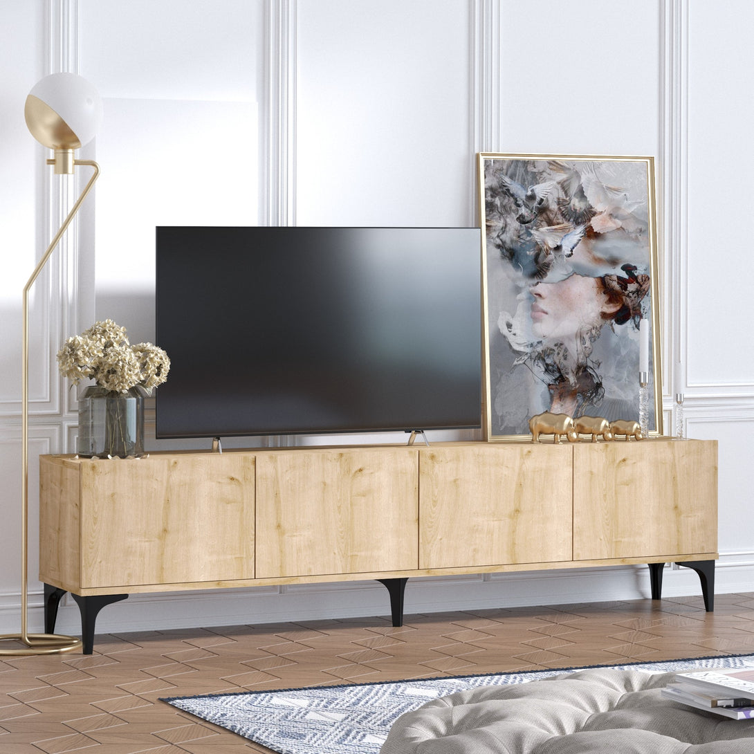 TV szekrény Nora - Sapphire Oak-VASBÚTOR