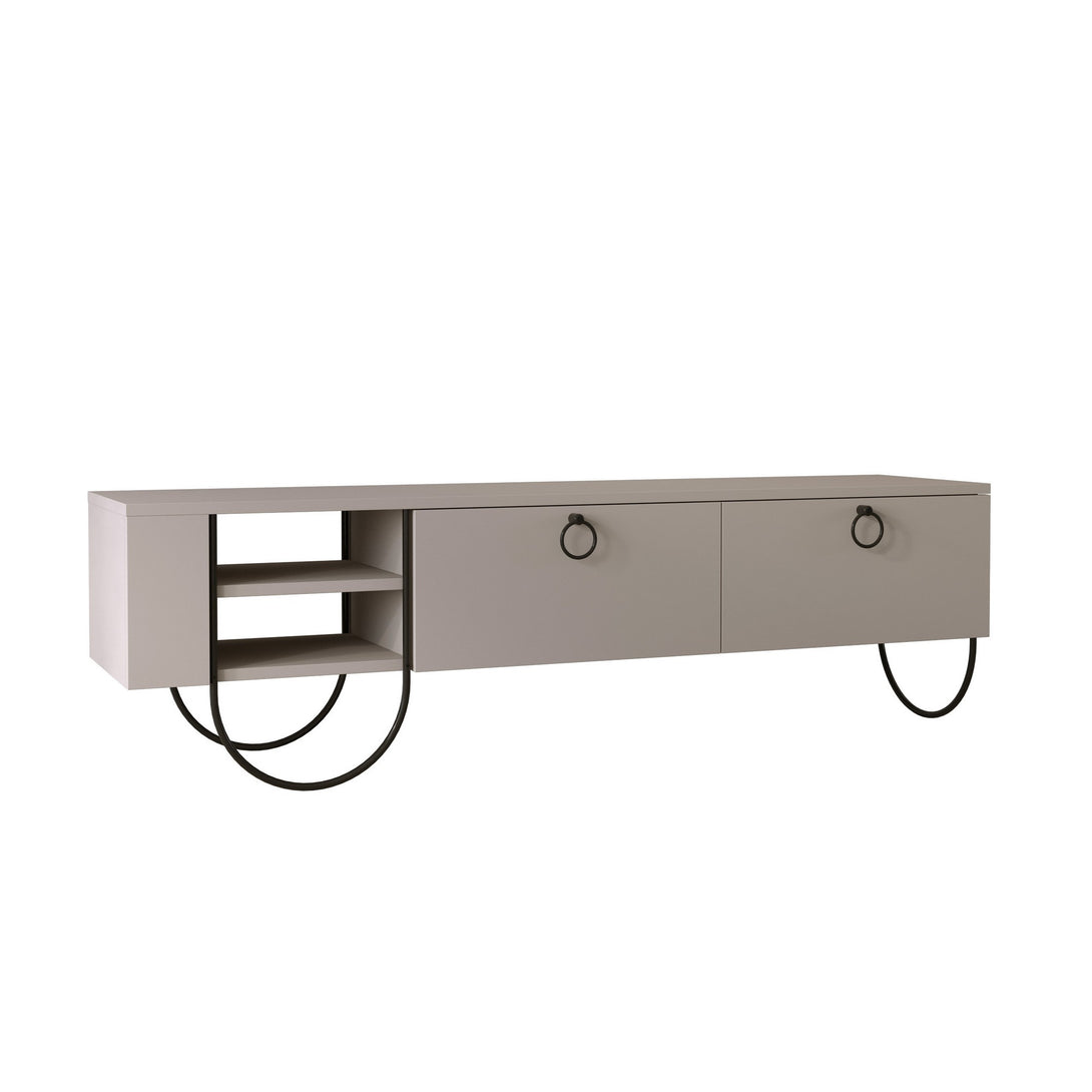TV szekrény Norfolk Tv Stand - Light Mocha-VASBÚTOR
