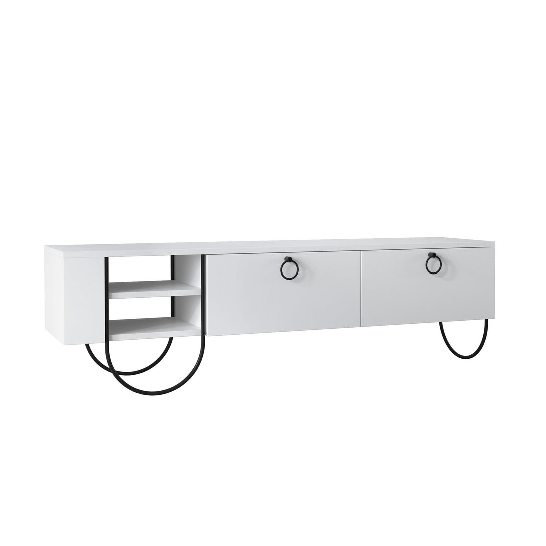 TV szekrény Norfolk Tv Stand - White-VASBÚTOR