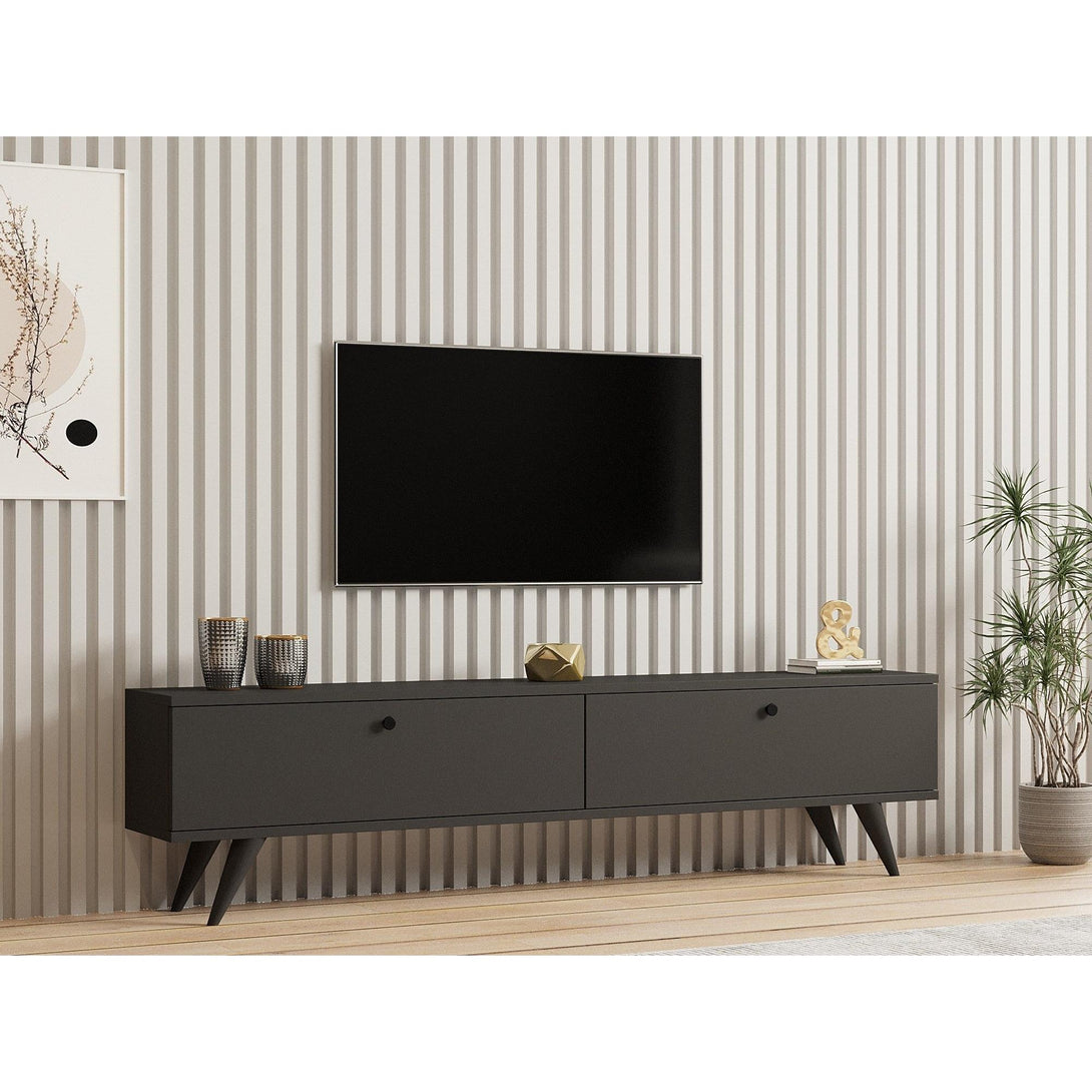 TV szekrény Paris - Antracit-VASBÚTOR