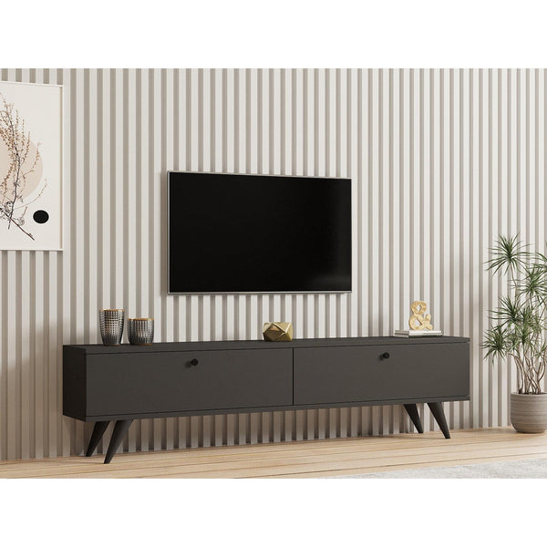 TV szekrény Paris - Antracit-VASBÚTOR
