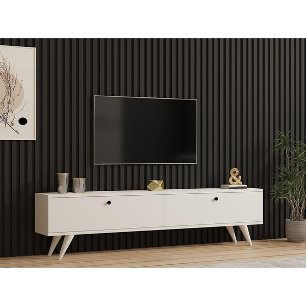 TV szekrény Paris - Fehér-VASBÚTOR