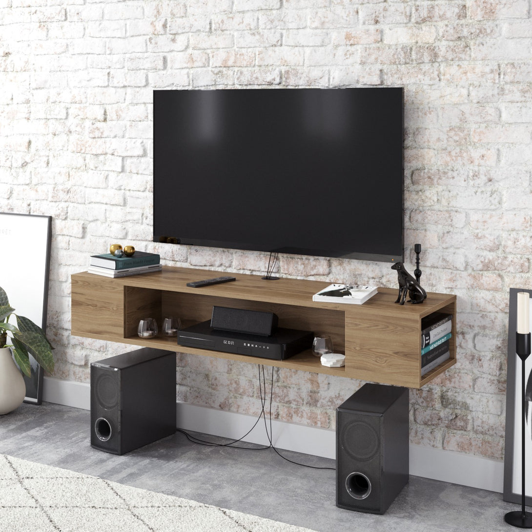 TV szekrény Peti - Walnut-VASBÚTOR