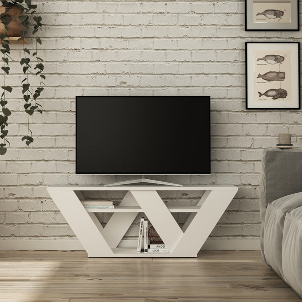 TV szekrény Pipralla - White-VASBÚTOR