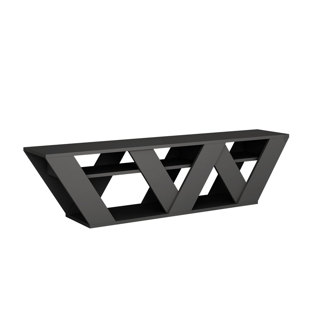TV szekrény Ralla - Anthracite-VASBÚTOR