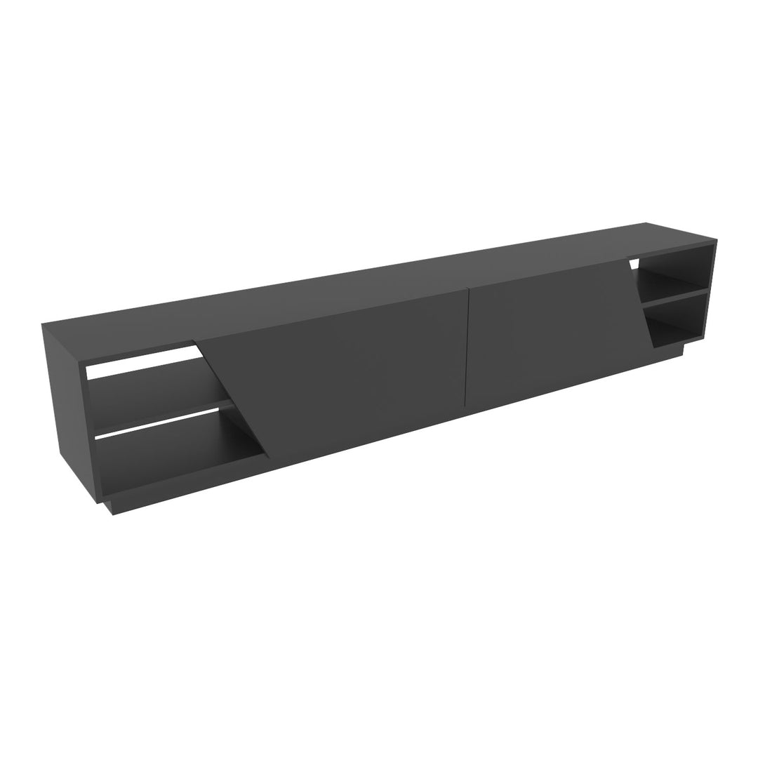 TV szekrény Rhodes - Anthracite-VASBÚTOR