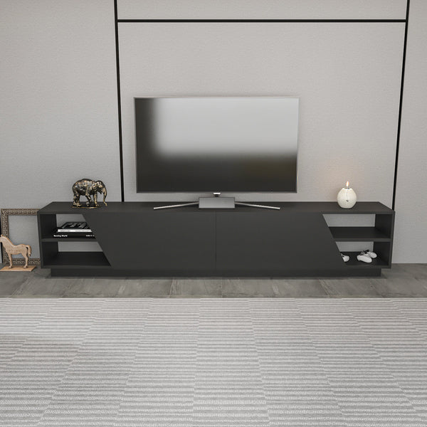 TV szekrény Rhodes - Anthracite-VASBÚTOR