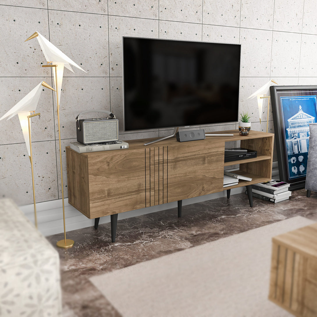 TV szekrény Ronas - Walnut-VASBÚTOR