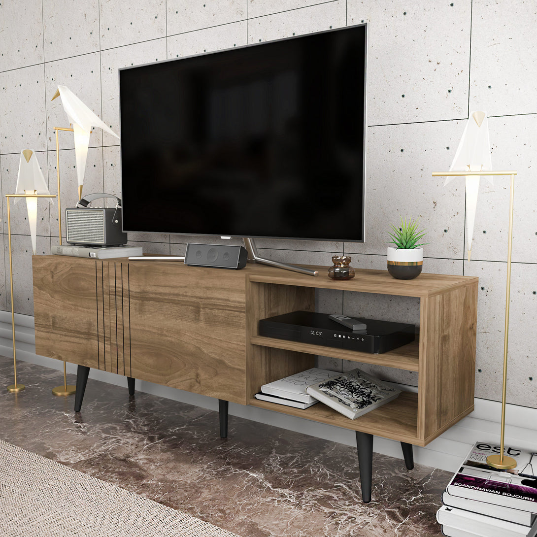TV szekrény Ronas - Walnut-VASBÚTOR