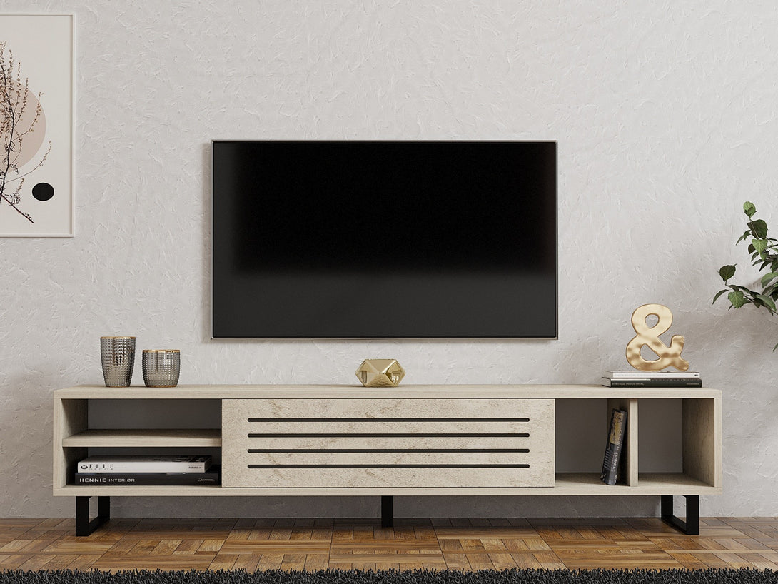 TV szekrény Safir - Travertine-VASBÚTOR