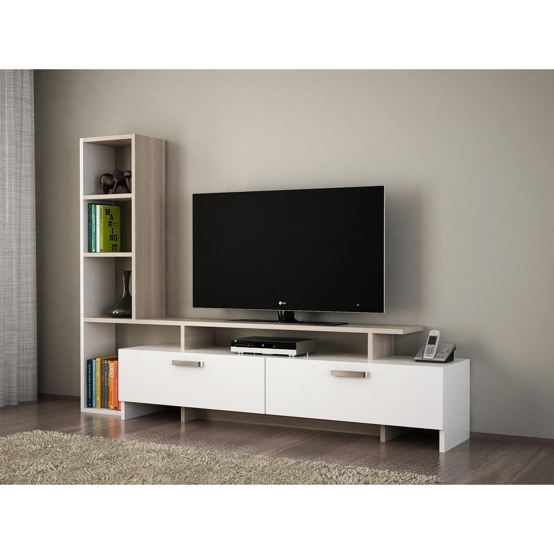 TV szekrény Şimal - White, Cordoba-VASBÚTOR