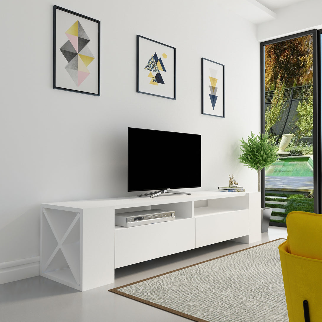 TV szekrény Sosruko - White-VASBÚTOR