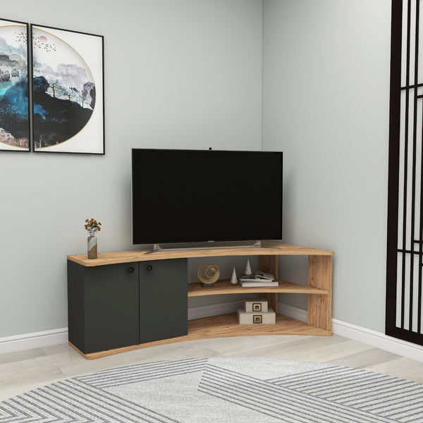 TV szekrény Termera - Atlantic Pine, Anthracite-VASBÚTOR
