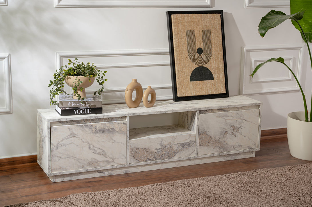 TV szekrény Vanguard - Fressia Marble-VASBÚTOR
