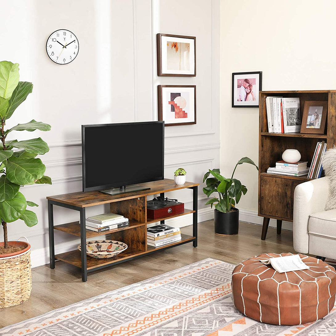 TV szekrény, konzolasztal 4 polccal 110 x 40 x 50 cm-VASBÚTOR