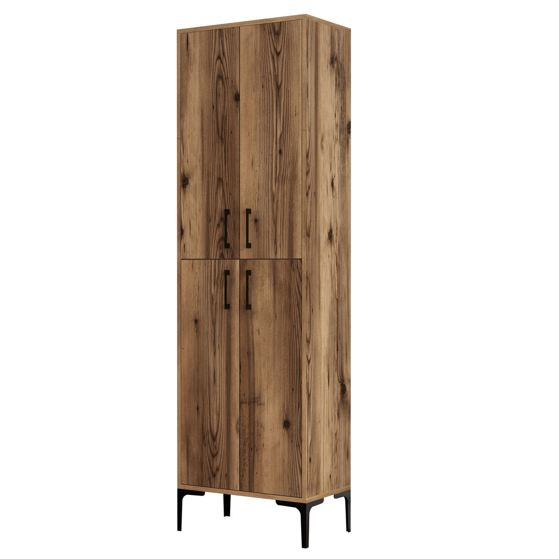 Tároló szekrény Berlin A - Walnut-VASBÚTOR