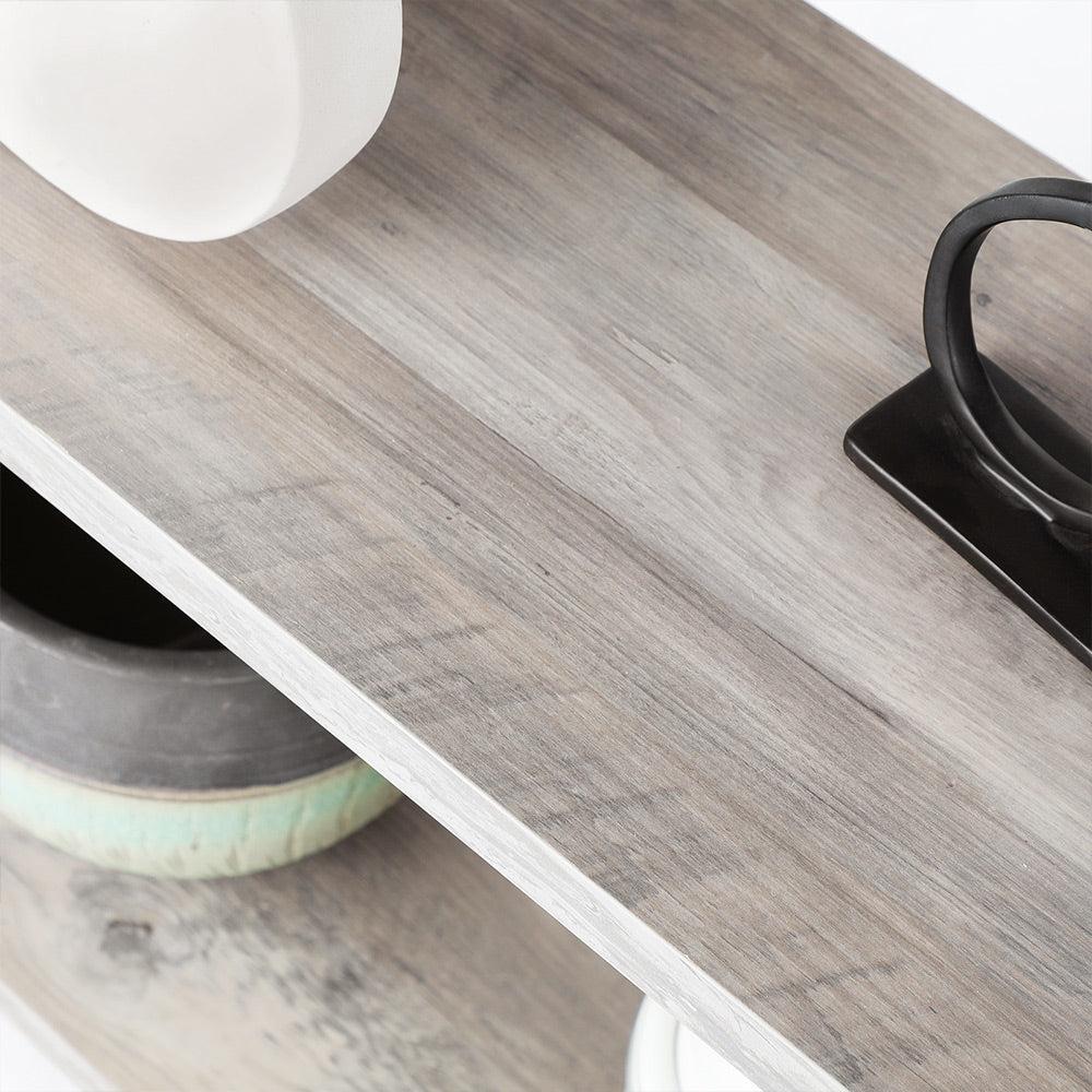 VASAGLE 5 szintes könyvespolc 105 x 33.5 x 177.5 cm szürkés és fekete színben-VASBÚTOR