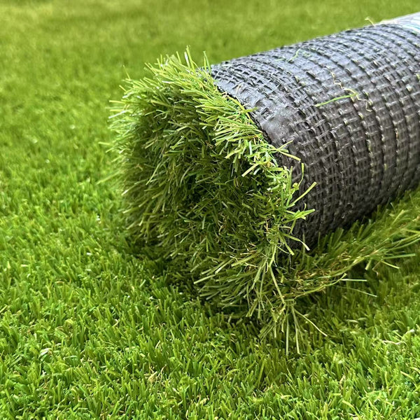 VASHOME EcoTurf műfű tekercs, DIY, sűrű, dús, élethű, 35 mm vastag, 2×2 m (4 négyzetméter)-VASBÚTOR