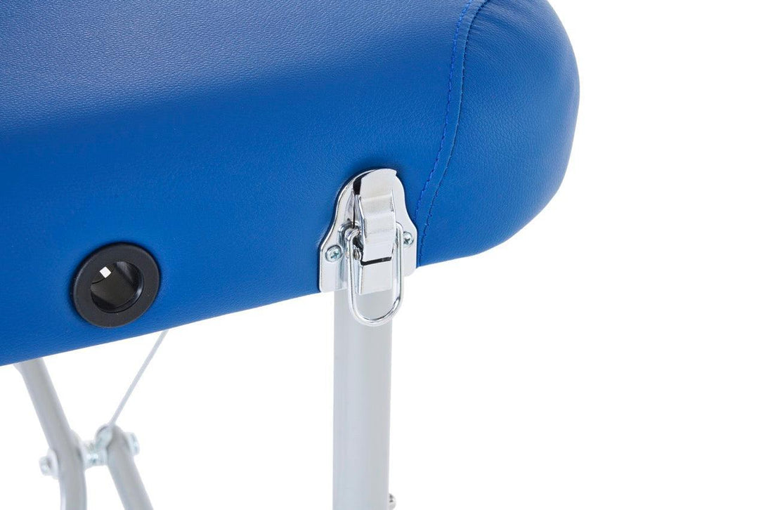 VASHOME Masszázságy, összecsukható és hordozható, Alumínium vázas, Kék-VASBÚTOR