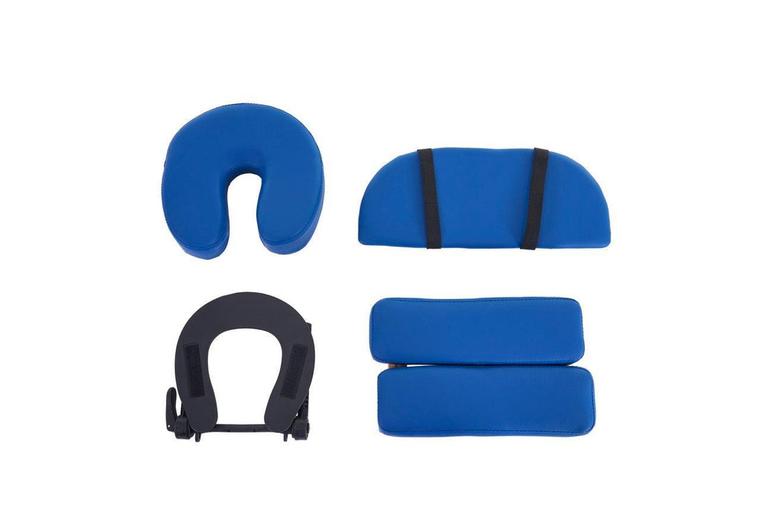 VASHOME Masszázságy, összecsukható és hordozható, Alumínium vázas, Kék-VASBÚTOR