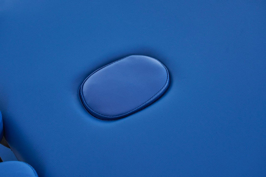 VASHOME Masszázságy, összecsukható és hordozható, Alumínium vázas, Kék-VASBÚTOR