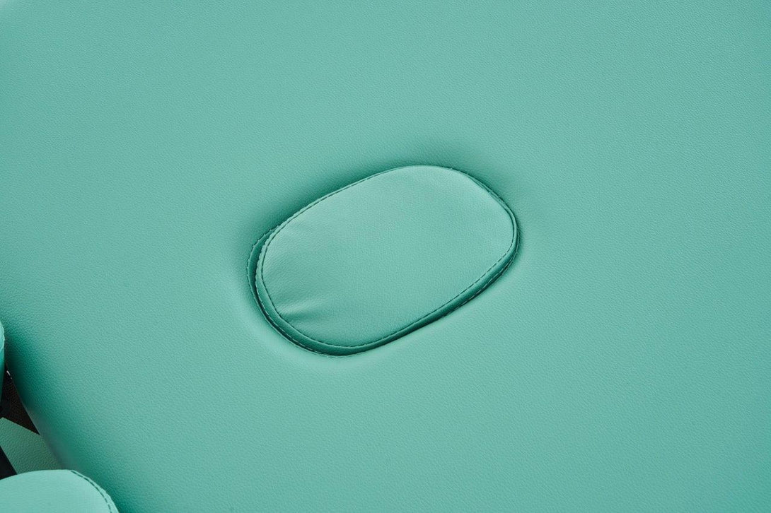 VASHOME Masszázságy, összecsukható és hordozható, Favázas, Zöld-VASBÚTOR