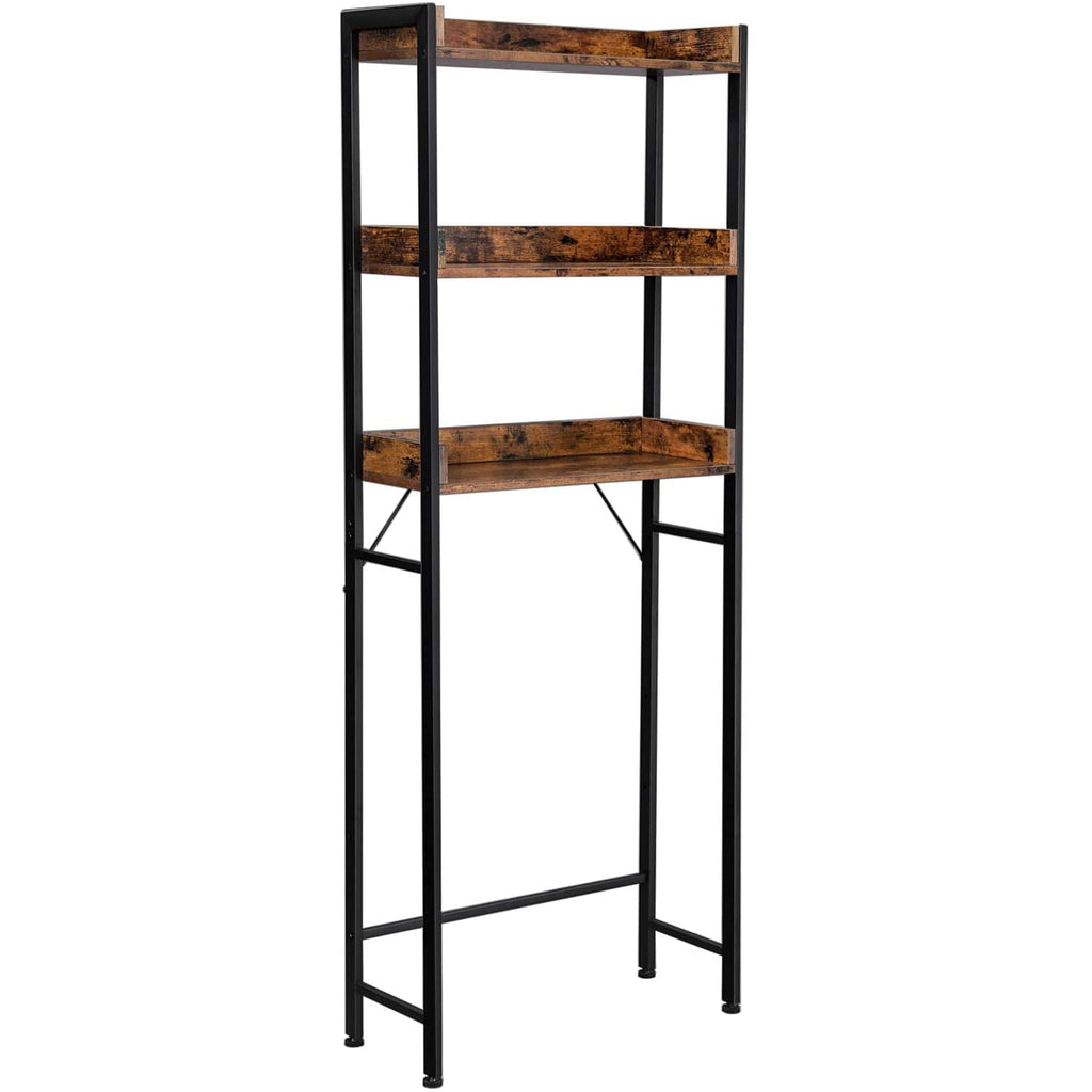 Wc feletti tárolóállvány, mosógép polc 63 x 165 x 25 cm-VASBÚTOR