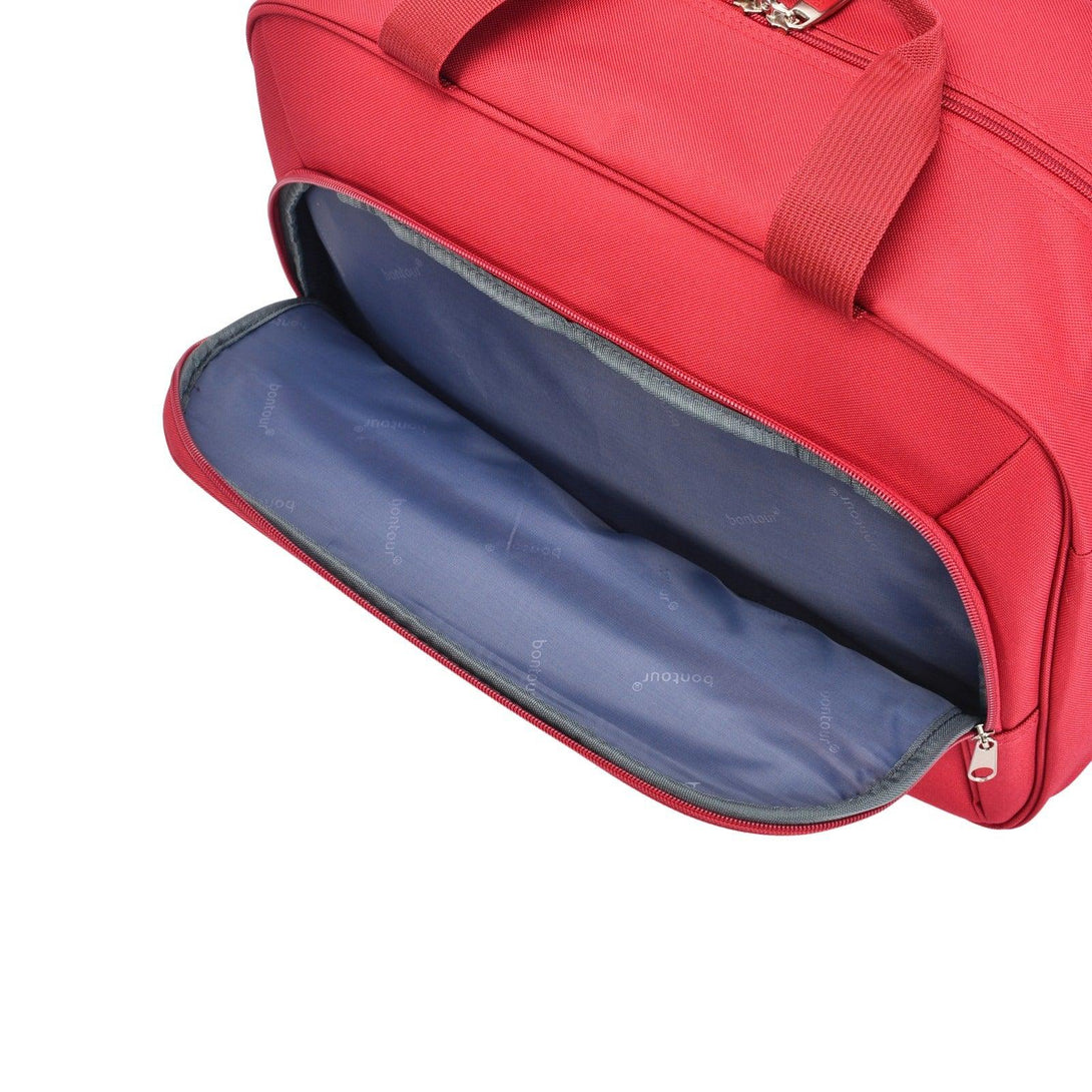 Wizzair/Ryanair kézipoggyász kabintáska 40x30x20 cm , Bontour AIR Utazótáska, Piros-VASBÚTOR