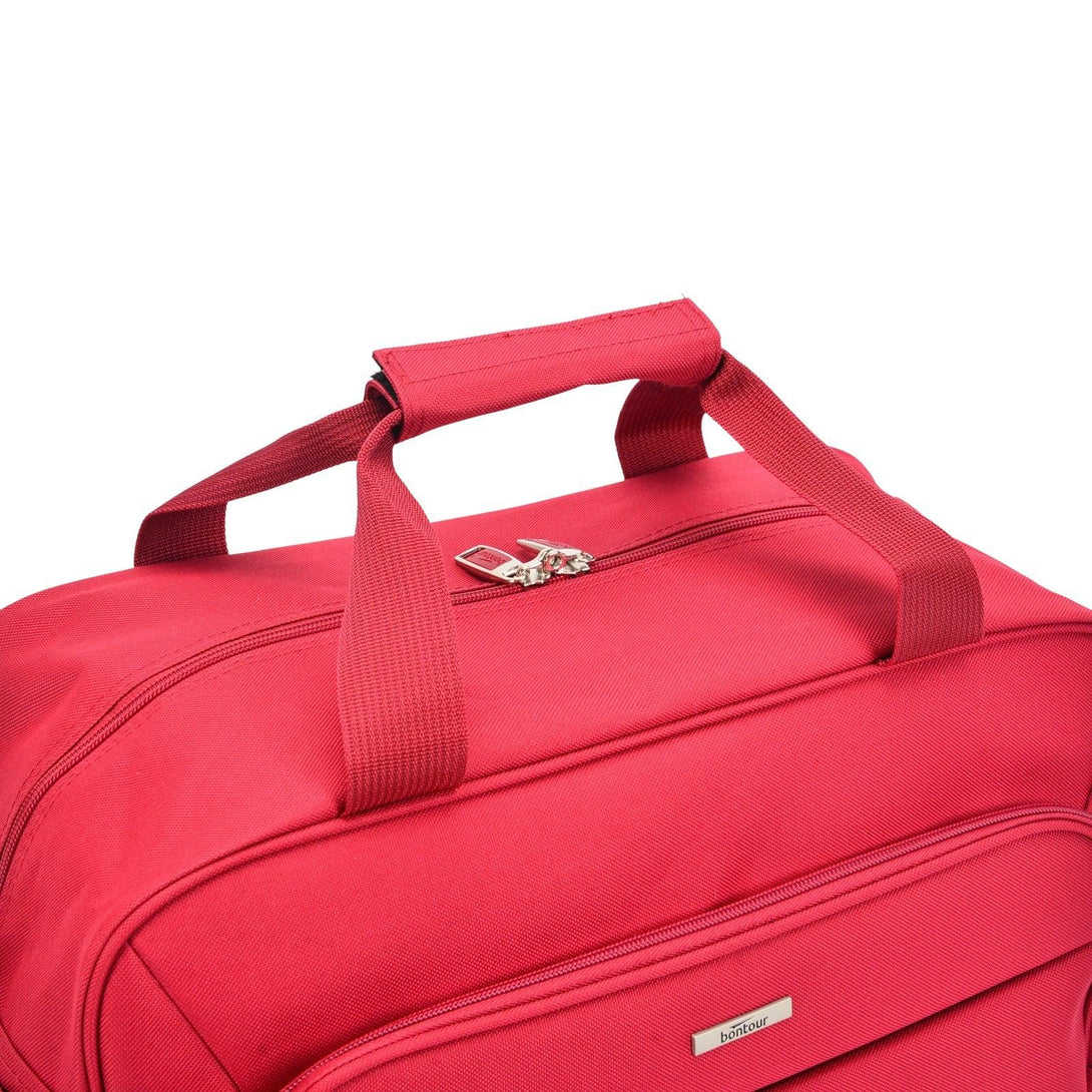 Wizzair/Ryanair kézipoggyász kabintáska 40x30x20 cm , Bontour AIR Utazótáska, Piros-VASBÚTOR