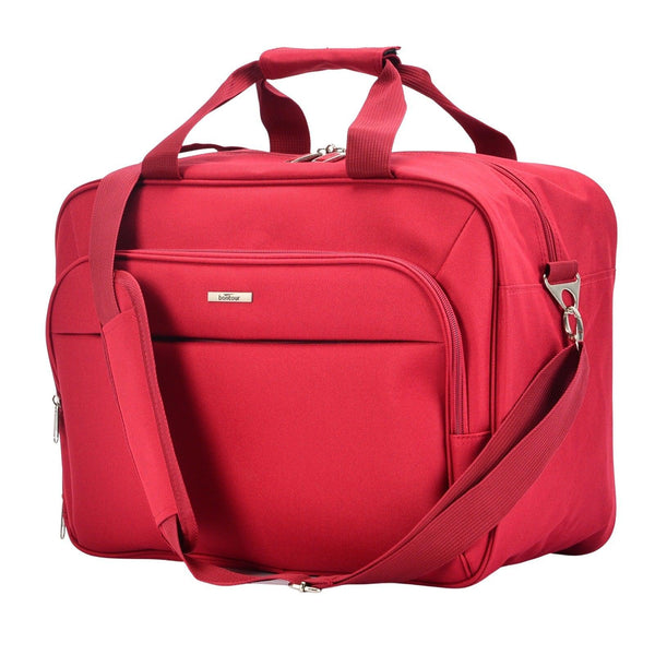 Wizzair/Ryanair kézipoggyász kabintáska 40x30x20 cm , Bontour AIR Utazótáska, Piros-VASBÚTOR